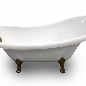 Акриловая ванна Gemy G9030 D 175*82 ножки антик